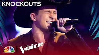 Bryce Leatherwood Delivers Pure Country on Zac Brown Bands quotColder Weatherquot  Voice Knockouts 2022 [upl. by Fanya]