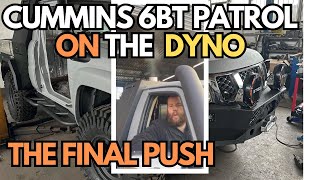 The Nissan Patrol GU Y61 Cummins 6BT conversion going on the dyno The end is not far off [upl. by Anayad]