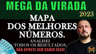 MEGA DA VIRADA 2023MAPA DOS MELHORES NÚMEROS [upl. by Nahama620]