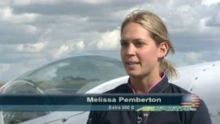 Melissa Pemberton aerobatic pilot at 24 [upl. by Nennarb311]