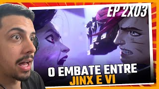 Arcane 2 temporada ep 3 REACT  JINX x VI [upl. by Tine424]