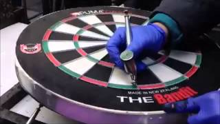 The Bandit Dartboard Production  by Puma Darts [upl. by Ala574]