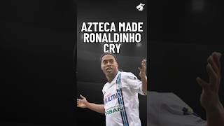 The day the Azteca made Ronaldinho 🇧🇷 cry 🥹🏟️🇲🇽 [upl. by Arakahs713]