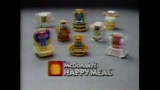 1989  McDonalds  Changeables Happy Meal Commercial [upl. by Butterfield]