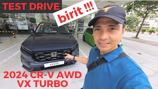 2024 Honda CRV VX Turbo AWD Test Drive [upl. by Arocal]