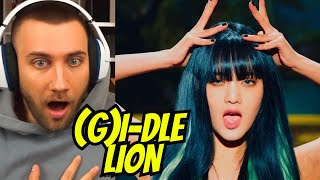 THEY KEEP GETTING BETTER AND BETTER GIDLE  LION  REACTION [upl. by Delamare]