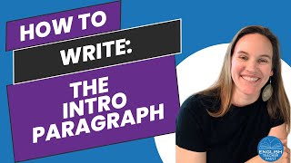 How to write an intro paragraph for essay writing [upl. by Baalman]