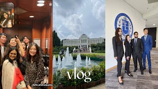 vlog life as an ESSEC student in Singapore  Student Ambassador Photoshoot President House [upl. by Igiul]