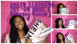 SHEIN CLOTHING HAUL amp AFTERPAY REVIEW [upl. by Gainor431]