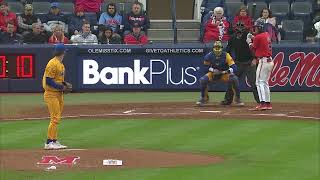 HIGHLIGHTS  Ole Miss Baseball defeats Morehead State 13  1 3924 [upl. by Achilles]