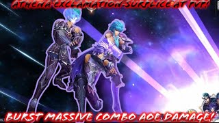 Saint Seiya Awakening KOTZ  Athena Exclamation Surplice Burst Massive Combo at PvP [upl. by Orv]