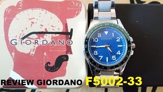 GIORDANO F500233 REVIEW [upl. by Anaiviv]