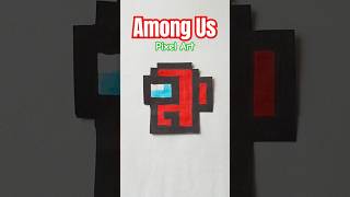 How to draw Among Us Pixel Art [upl. by Helsell]