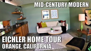 🏡 EICHLER HOME Tour in ORANGE CALIFORNIA [upl. by Arracat]