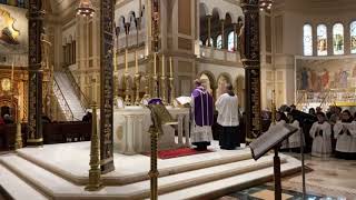 Sung Latin Mass  Quinquagesima  Franciscan Monastery Washington DC [upl. by Lleumas909]