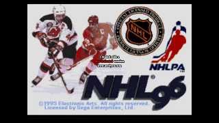 NHL 96 SEGA Genesis Version Title Sequence 1995 [upl. by Carolin]