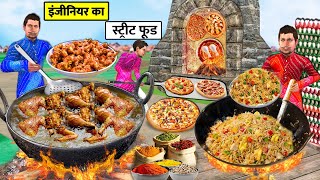 Bangalore Software Engineer Street Food Fried Rice Chicken Pakoda Pizza Hindi Kahani Moral Stories [upl. by Bradshaw]