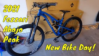 New Bike Day  2021 Fezzari Abajo Peak [upl. by Barcot]