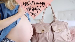 WHATS IN MY HOSPITAL BAG  WHAT TO PACK  KATE MURNANE [upl. by Hannah]