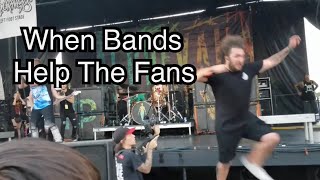 When Bands Help The Fans [upl. by Arfihs]