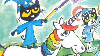 Pete the Cat Checks out the Library Read Aloud [upl. by Nyrahtak570]