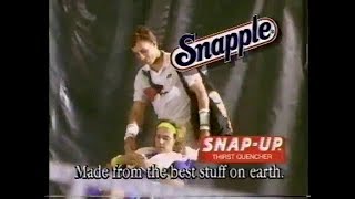 Ivan Lendls Snapple Commercial 1991 [upl. by Marsden]