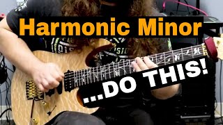 Learning the Harmonic Minor Scale  How To Write Solos [upl. by Aonehc325]