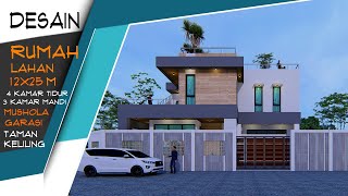 DESAIN RUMAH MODERN KONTEMPORER [upl. by Jobey]