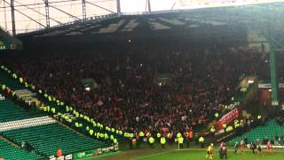 Aberdeen Fans Full Time Parkhead  Stand Free [upl. by Norb]