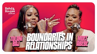 Boundaries in relationships S1Ep1  Bahd and Boujee Podcast [upl. by Teleya]