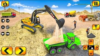 Load your sand excavator truck amp off to rescue in truck driving simulator games [upl. by Malissia]