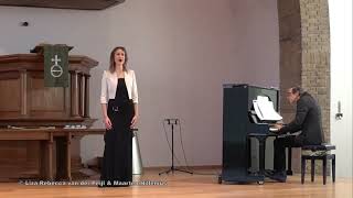 Mura felici … Oh quante lagrime Rossini  Liza Rebecca van der Peijl en pianist Maarten Hillenius [upl. by Ethban]