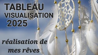 TABLEAU VISUALISATION 2025 pour la réalisation de vos souhaits 🙏🏼🍀💫 [upl. by Minna]