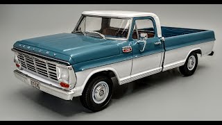 NEW 1968 Mercury M100 Pickup 390 V8 125 Scale Model Kit Build How To Assemble Paint Mask Ford F100 [upl. by Anawqahs]