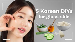 5 Korean DIYs for clear skin naturally no fluff guide [upl. by Yennor]