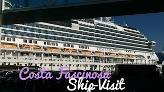 Costa Fascinosa ShipVisit September 20th 2015 [upl. by Nimoynib183]