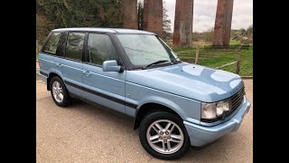 Range Rover SE 40 V8 P38  2000 W  46000 Miles [upl. by Nyleahs62]