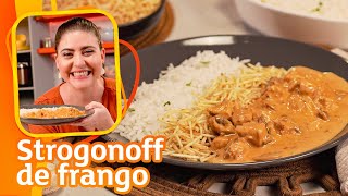 STROGONOFF DE FRANGO SEM ERROS  Receita simples fácil e deliciosa [upl. by Amalie]