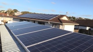 Solar on Garage Roof Installed [upl. by Elka]