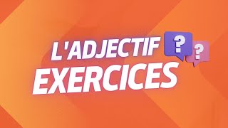 Ladjectif  Exercices dapplication [upl. by Gilbertson968]