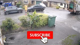 Wiltshire Council garden waste collection green bin 101123 [upl. by Amaras]