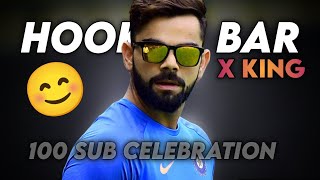 Hookah Bar ft Virat kohli  100 sub celebration ❤️😊 • Virat kohli status  Virat kohli [upl. by Akived]