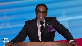 WATCH Comedian DL Hughley speaks at 2024 Democratic National Convention  2024 DNC Night 4 [upl. by Esinal]