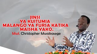 MWLCHRISTOPHER MWAKASEGE  JINSI YA KUITUMIA MALANGO YA FURSA KATIKA MAISHA YAKO [upl. by Blunt346]