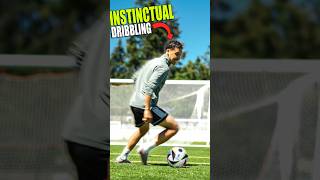 How to DRIBBLE with Instincts in Soccer shorts soccer [upl. by Ttoile]