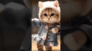 Kitty cat Patli kamariya boli funny dance 🥳🥳 shorts catlover cat titusfunny catshorts cats [upl. by Airotahs]