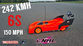 Arrma Limitless GT⚡6S 242 kmh 150 mph DeltaPlastik Porsche 917 Gruppe C 17 RC Speedrun [upl. by Elime]