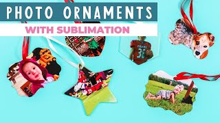 Sublimation Ornaments How to Make Photo Ornaments [upl. by Diana]