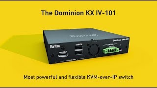 KX IV101 Ultra High Performance SinglePort KVMoverIP Switch with 4K Video [upl. by Geerts449]