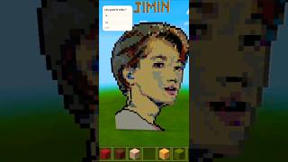 Park Jimin en pixel espero les guste 💜💜💜💜💜💜💜 bts parkjimin pixelart minecraft [upl. by Elyse415]